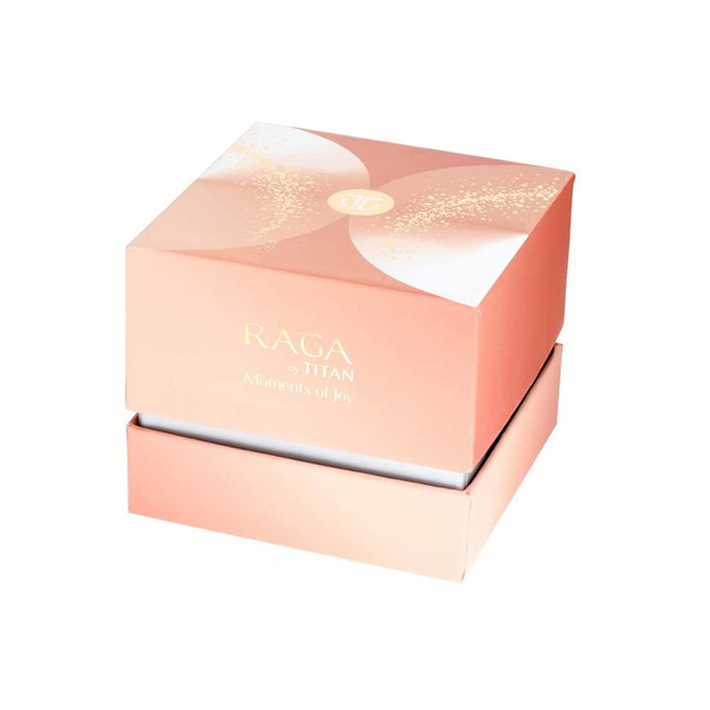 Titan Women Metal Raga Mots of Joy Analog Rose Gold Dial Watch-Np2606Wm08/Np2606Wm08, Band Color-Rose Gold