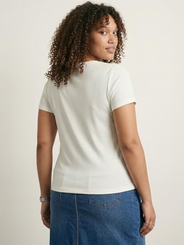 Max Women Ribbed Top (White_XXL)