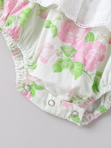 Hopscotch Floral Applique Onesie (3-6 Months)