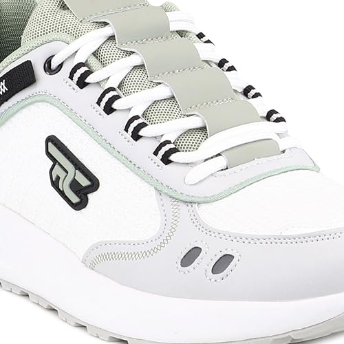 Red Chief Men’s Athletic Running Sneakers | Breathable Mesh Upper | Durable Synthetic PU | Low-Cut Lightweight Design | Grey (R1744)