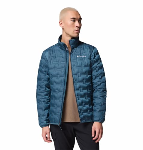 Columbia Men Teal HEAT SEAL Delta Ridge II Down Jacket, M