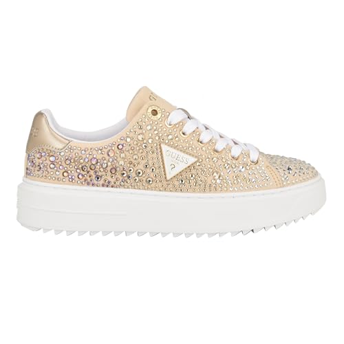 GUESS Denesa Women's Trainers, gold, 8 UK