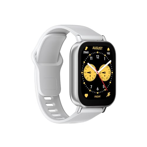 Redmi Watch 5 Active BT Calling with 3mic ENC|2" HD Screen|HyperOS connectivity|Metal body|18 days of Battery Life|200+ Watch Faces|IPX8 rating|140+ Sports Modes|Heart Rate,Period Cycle Monitor|Silver