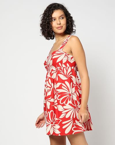 GAP Women's Cotton Classic Above The Knee Casual Dress (442754730_red