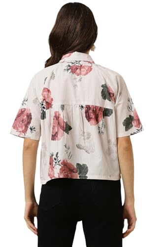 Allen Solly Women's Regular Fit Blouse (AHTSARGHP62989_White