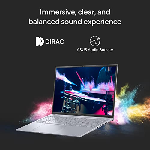 ASUS Vivobook 16X, 16" FHD+ (1920 x 1200), Intel Core i5-13420H, (16GB RAM/512GB SSD/RTX 3050/Windows 11/M365 Basic (1Year)*/Office Home 2024/Cool Silver/1.80 kg), K3605VC-RP413WS