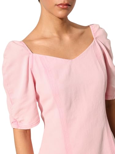 ONLY Women's Cotton A-Line Above The Knee Aline Dress (9014116- Mulberry