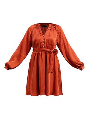 VERO MODA Women's Mini Dress Rust