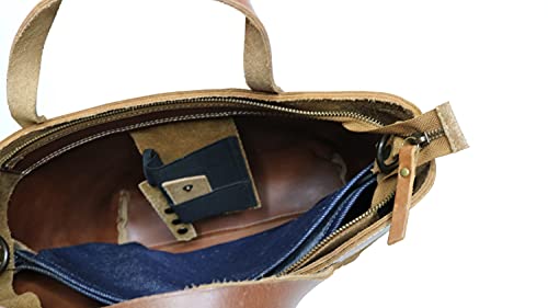 STS Ranchwear Calvary Satchel Distressed Brown Leather One Size, Distressed Brown Leather, One Size