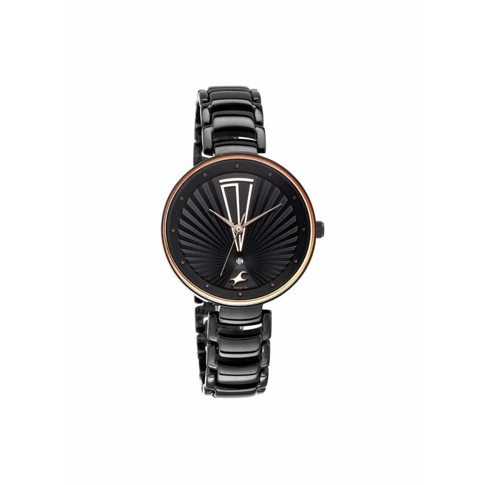 Fastrack Ruffles Analog Black Dial Women's Watch-6216NM01/NP6216NM01