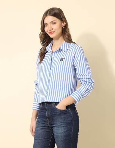 U.S. POLO ASSN. Women's Regular Fit Shirt (UWSS25SHT209