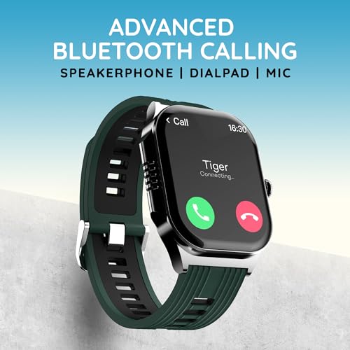 Pebble Alive 1.99" (5.05 cm) Amoled Display, Quick Notification, Always on Display, BT Calling, Health Suite, Mutisports Mode, Father Touch, Multiple Watch Faces - Jet Black