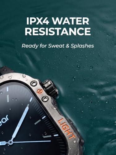 inear INWATCH+ 2.01 Smartwatch | Bluetooth Calling with Wireless Charging | 100 Hrs Battery | IPX4 Water Resistant | Fitness Tracker | Heart Rate & Sleep Monitor | Android & iOS Compatible | White