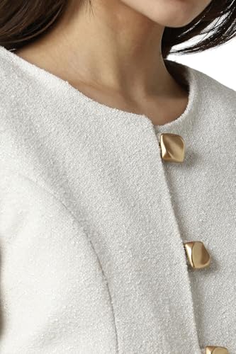 Van Heusen Women's Blazer (VWBZURGFK65293_White