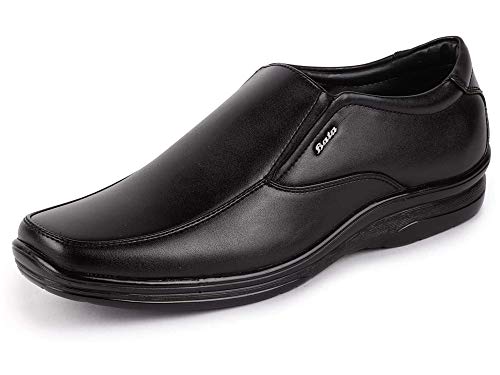 Bata Remo Men's Black Slip On Formal Shoes 851-6005-45