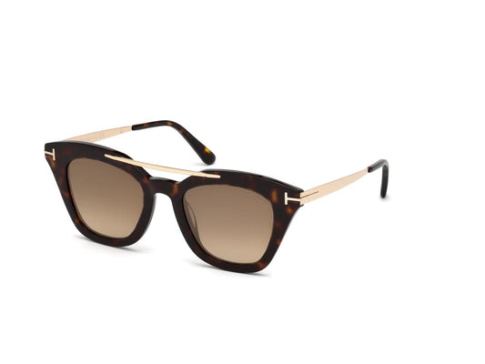 Tom Ford Sunglasses FT 0575 Anna- 02 52G dark havana/brown mirror