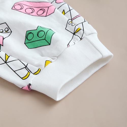 Hopscotch Girls Sleeveless Green Graphic Print Jogger Set For Ages (9-10 Years)