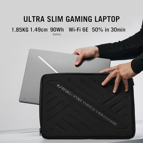 ROG Zephyrus G16, 16 "(40.64cm) 2.5K OLED ROG Nebula Display 240Hz, Ultra 7 155H, Gaming Laptop (16GB LPDDRX/1TB SSD/NVIDIA GeForce RTX 4060 /Win11/Office 2021/Eclipse Grey/1.85 Kg),GU605MV-CO711WS