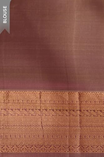 Taneira Dark Violet Silk Viscose Kanchi Design Woven Saree
