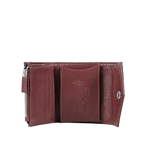 Hidesign Women's Genuine Leather Tri Fold Wallet