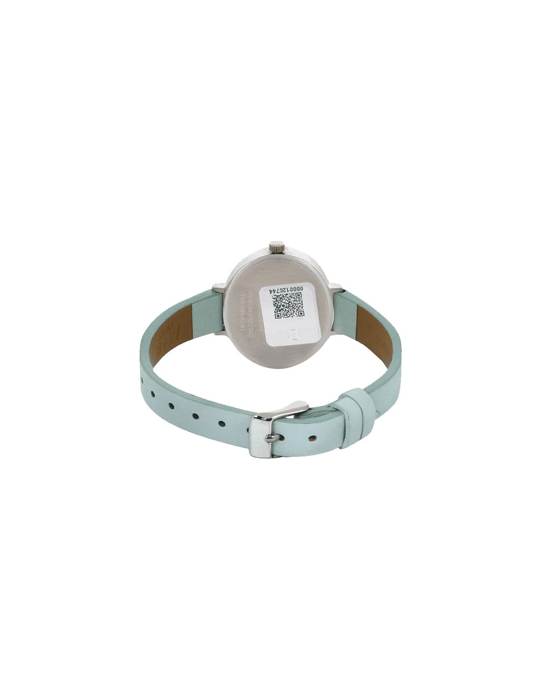 helix Leather Analog Blue Dial Women's Watch-Tw039Hl01, Band_Black