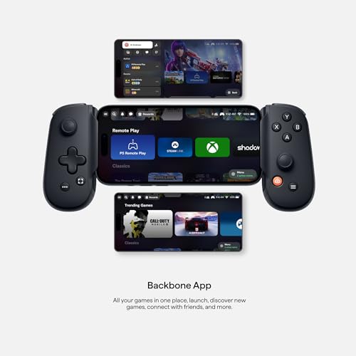 Backbone One Mobile Gaming Controller for Android and iPhone 15 Series (USB-C) - 2nd Gen - Turn Your Phone into a Gaming Console - Play Xbox, PlayStation, Call of Duty, Roblox, Genshin Impact & More