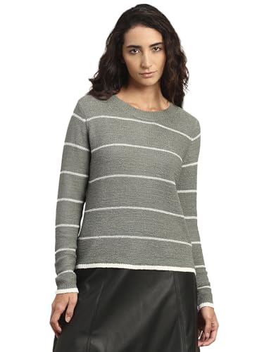 VERO MODA Women's Acrylic Round Neck Sweater
