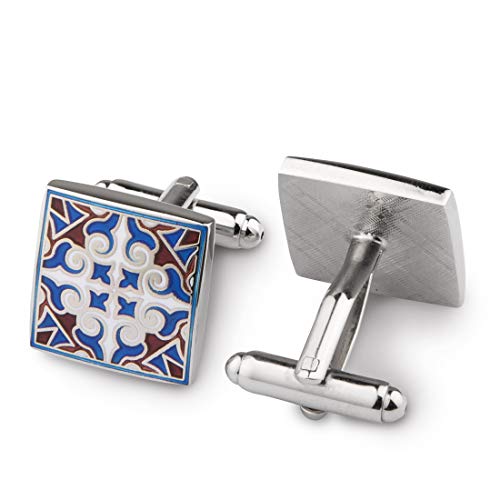 Peluche Silver Lightning Cufflinks for Men