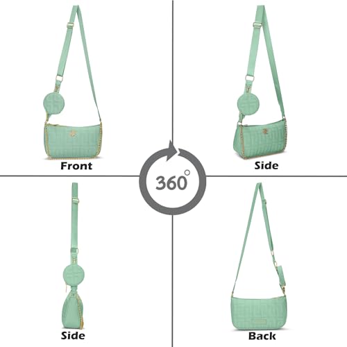 Lavie Signature Women's Quilt Pagan Crossbody Sling Bag | Ladies Purse Handbag | Gift For Women