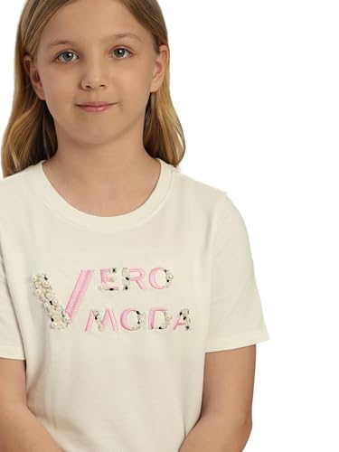 VERO MODA Girl Regular Fit White Tshirt