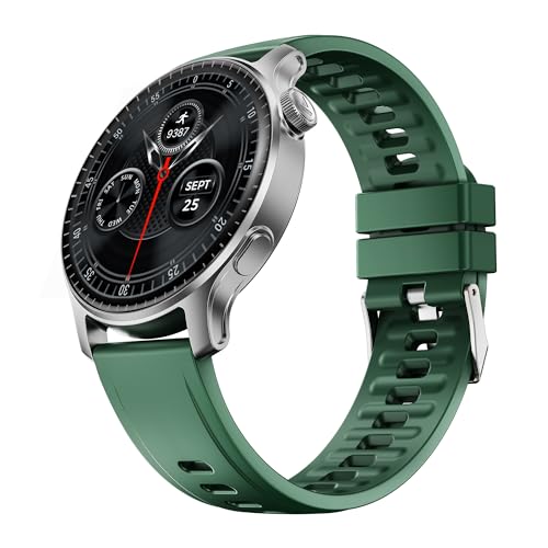 boAt New Launch Ultima Prime smartwatch with 1.43” AMOLED Display, Personalized Fitness Nudges, Functional Crown,100+ Sports Modes, Watch Face Studio (Forest Green)