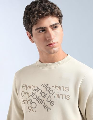 Typographic Printed Regular Fit Sweatshirt