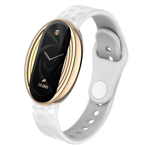 Titan Orbis Women Smartwatch with 1.62” AMOLED Display,Luna Wellness,UV/AQI Index,Animated Watch Faces,QR Hub,Stress Monitoring,Breathe Exercise, Sleep,IP68,24/7 Health Suite - White