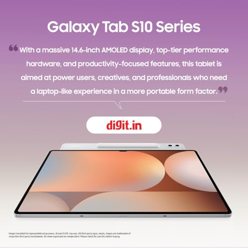 Samsung Galaxy Tab S10 Plus [Smartchoice], S Pen in-Box, 31.5 cm (12.4 inch) Dynamic AMOLED 2X Display, 12 GB RAM, 256 GB Storage, Wi-Fi + 5G Tablet, Platinum Silver