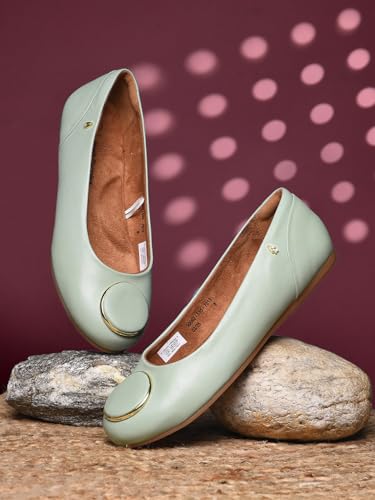 Hush Puppies Women Casual Ballerina - Green (7Uk)