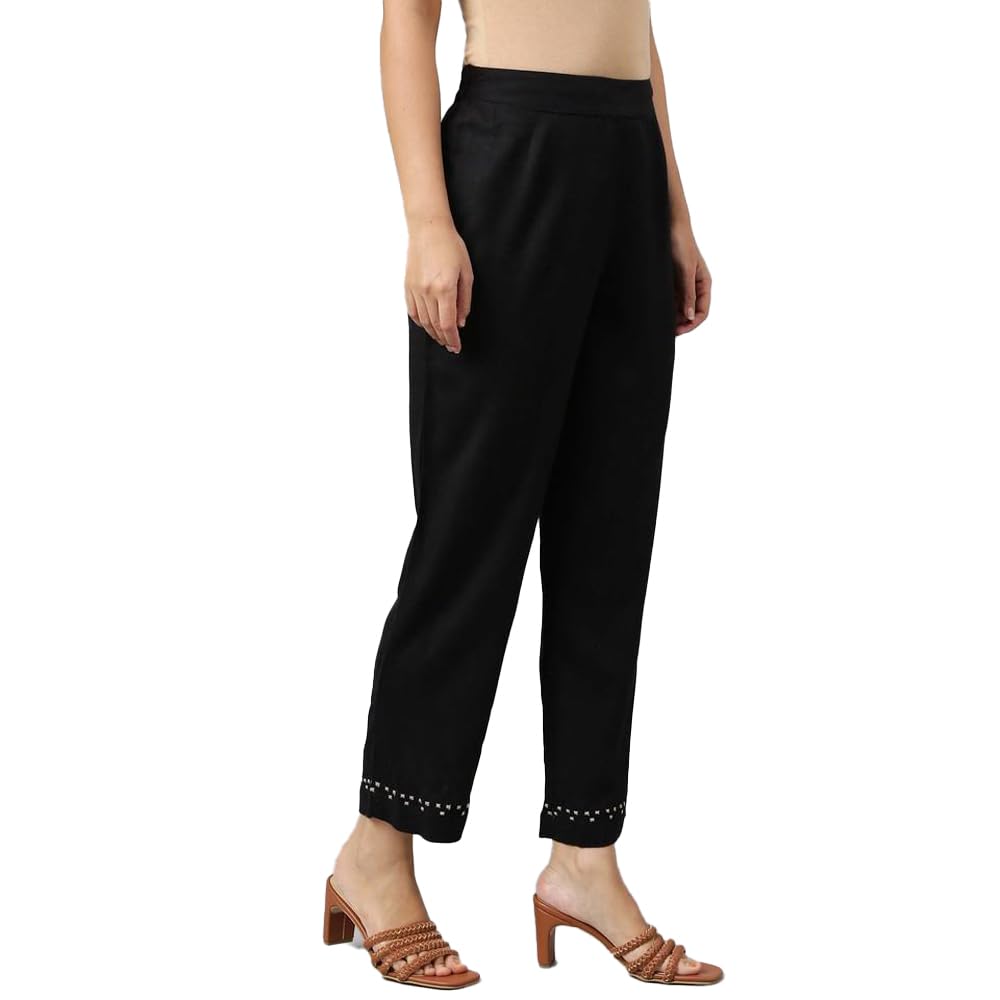 W Strechable Straight Pants for Women | Trousers for Women | W for Woman