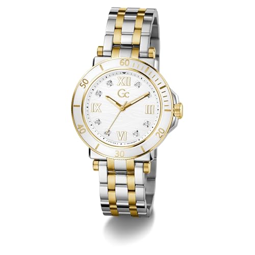 GC Analog White Dial Women's Watch-Z45002L1MF