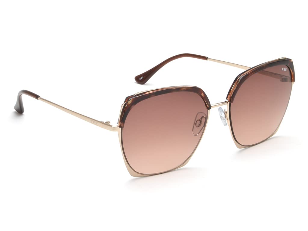 IDEE_Square_Metal_Women_UV Protected_Full Rim_SUNGLASS