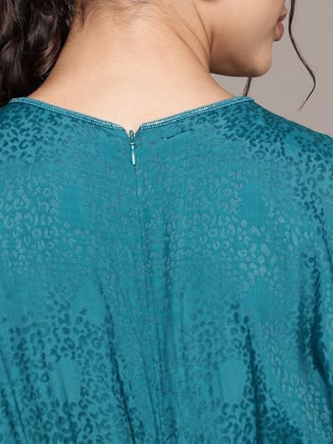 Green Shell Maxi Dress with Bustier