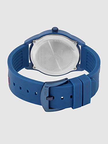 Daniel Klein Silicone Analog Blue Dial Men's Watch-DK.1.12279-5