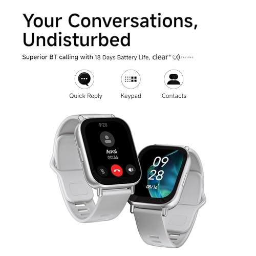 Redmi Watch 5 Active BT Calling with 3mic ENC|2" HD Screen|HyperOS connectivity|Metal body|18 days of Battery Life|200+ Watch Faces|IPX8 rating|140+ Sports Modes|Heart Rate,Period Cycle Monitor|Silver