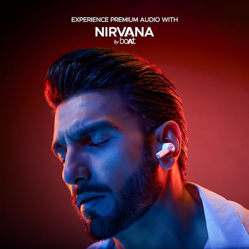 boAt Nirvana Ion, 120HRS Battery, Crystal Bionic Sound w/Dual EQ Modes, 4Mics ENx, App Support, Low Latency, IPX4, v.5.2 Bluetooth TWS in Ear Earbuds Wireless Earphones with mic (Ivory White)