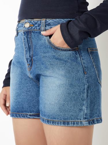 Max Girl's Bermuda Shorts (P25ESHT50_Light Blue