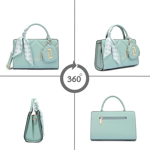 Lavie Luxe Women's Quaro26 Horizontal Small Satchel Handbag | Satchel Bag For Work | Ladies Purse | Stylish Shoulder Bag | Gift For Women