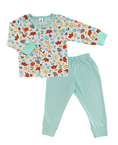 My Tiny Wear Cotton T-Shirt and Pajama Set New Born/Infant/Baby Boy and Girl(Pack of 3) (6-12 months, Multicolor-2)