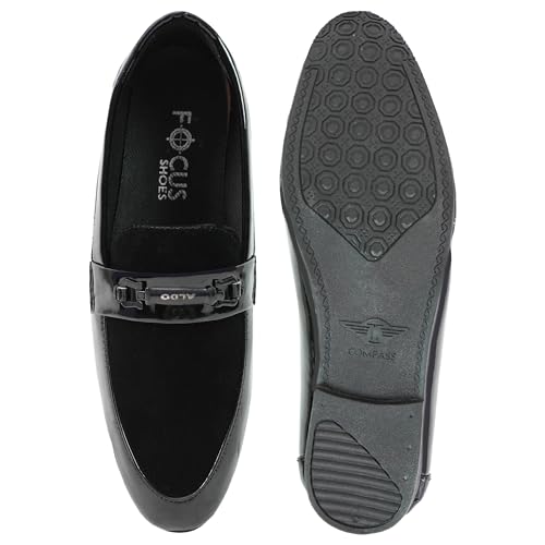 Aldo Black Loafer for Men's