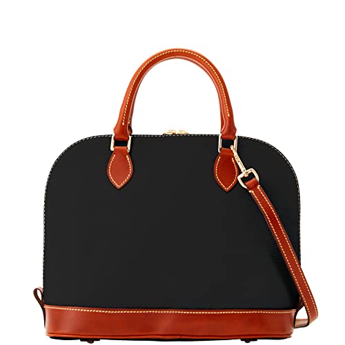 Dooney & Bourke Pebble Zip Zip Satchel Black