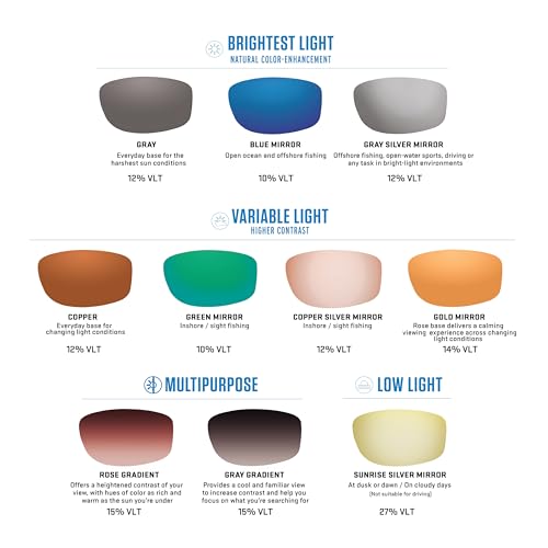 Costa del Mar Unisex-Adult Brine BR 10 OBMGLP Polarized Iridium Oval Sunglasses, Tortoise, 58.8 mm