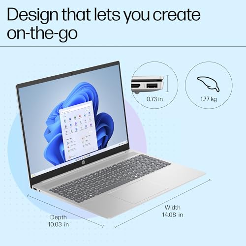 HP Pavilion AI Laptop, Intel Core Ultra 5 125U, 10-12 Tops, 16GB LPDDR5, 512GB SSD, 16-inch(40.6cm), 2K, 300 nits, WUXGA, Intel Graphics, 1080p FHD Camera(Win 11, Office 21, Silver, 1.77kg) af0015TU