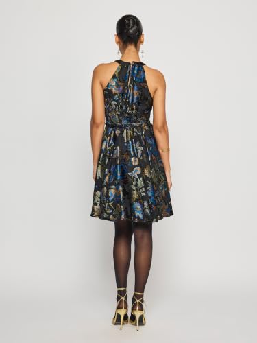 Label RITU KUMAR Black Cosenza Short Dress